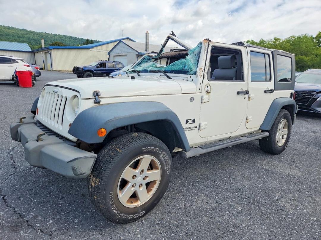 Вид 2009 JEEP WRANGLER UNLIMITED X, угол 1