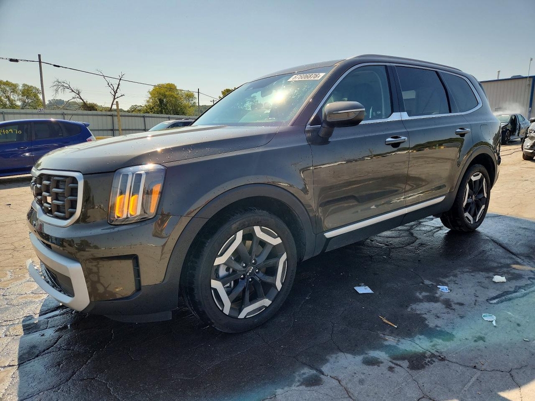 Vue de 2025 KIA TELLURIDE S, angle 1