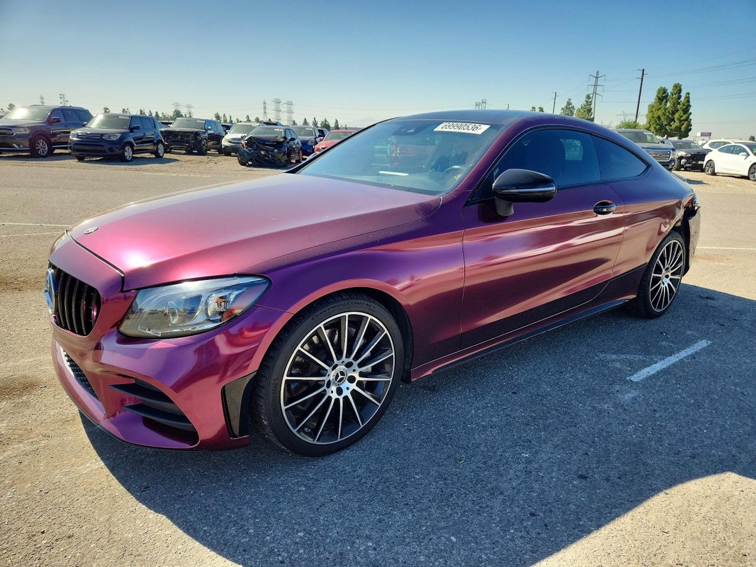 Вид 2019 MERCEDES-BENZ C, угол 1