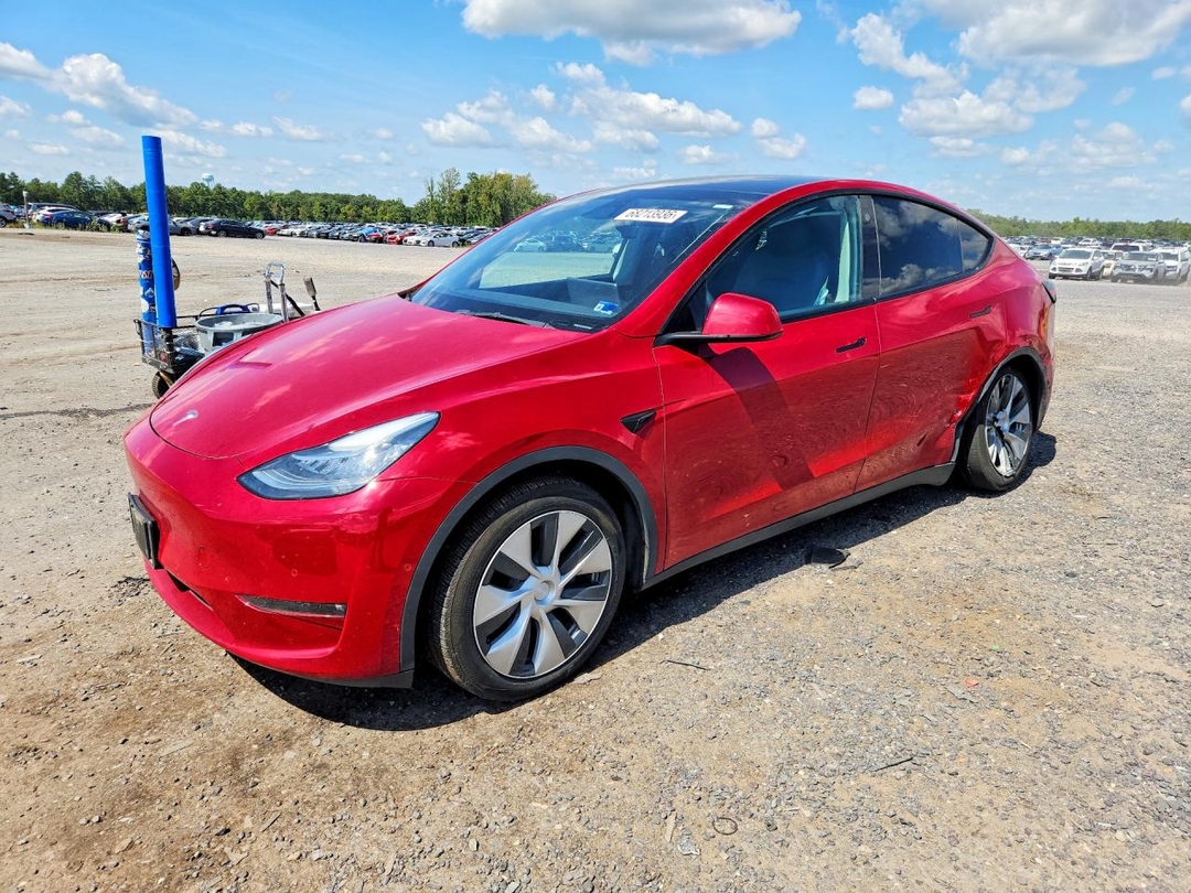 Vista de 2022 TESLA MODEL Y, ángulo 1