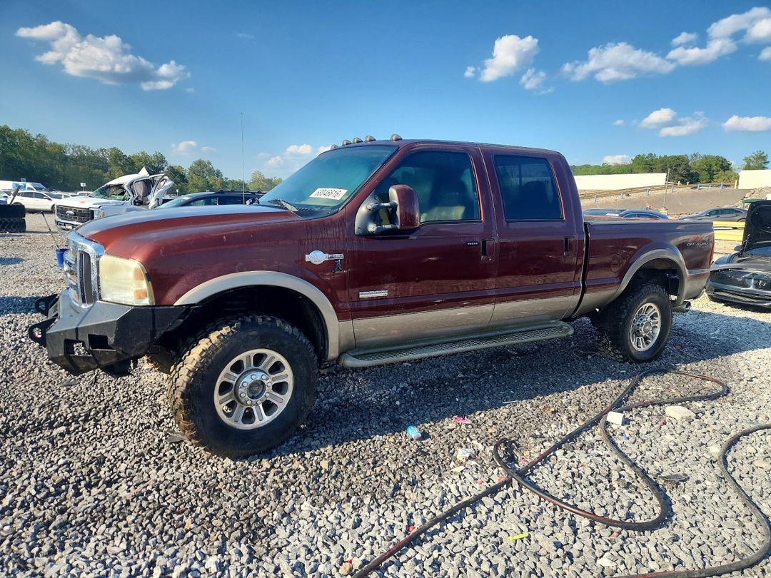 Vue de 2005 FORD F350 SRW SUPER DUTY, angle 1