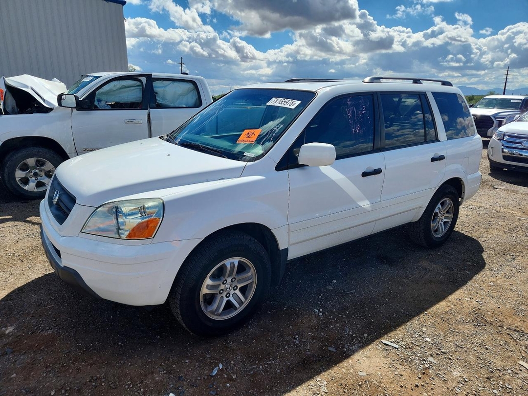 Vista de 2005 HONDA PILOT EXL, ángulo 1