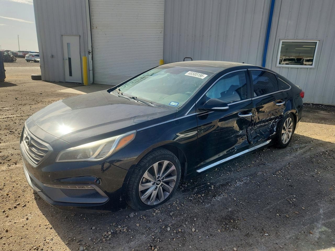 Вид 2016 HYUNDAI SONATA SPORT, угол 1