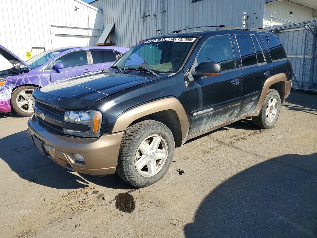 Vue de 2002 CHEVROLET TRAILBLAZER, angle 1