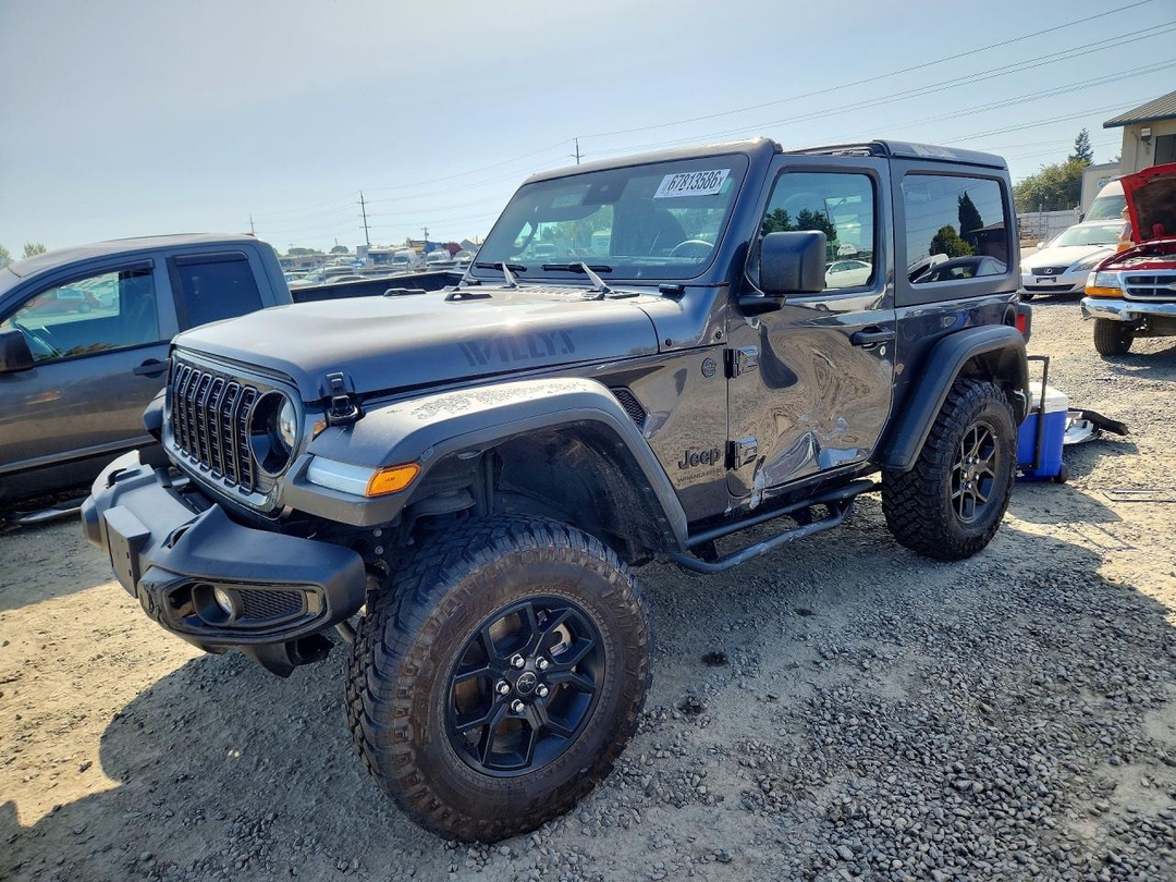 Vedere 2024 JEEP WRANGLER SPORT, unghi 1