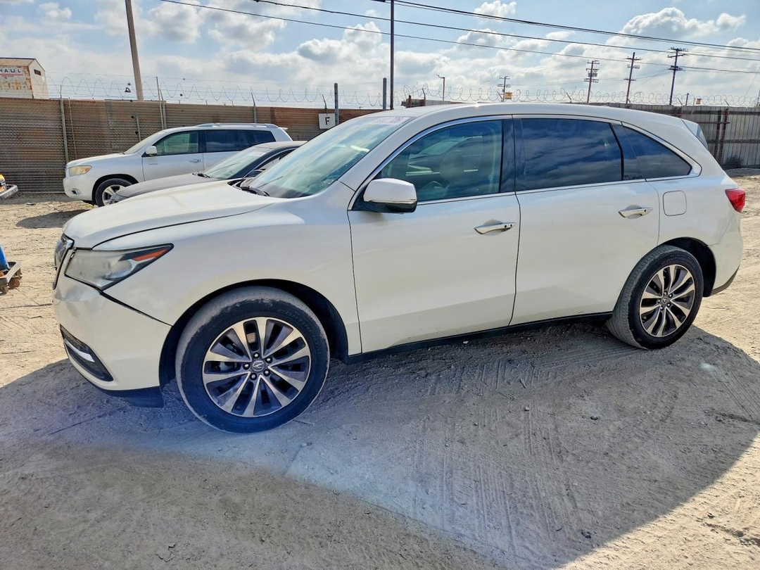 Вид 2015 ACURA MDX TECHNOLOGY, угол 1