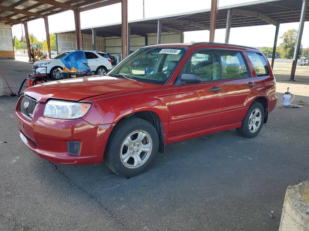 Vue de 2007 SUBARU FORESTER 2.5X, angle 1