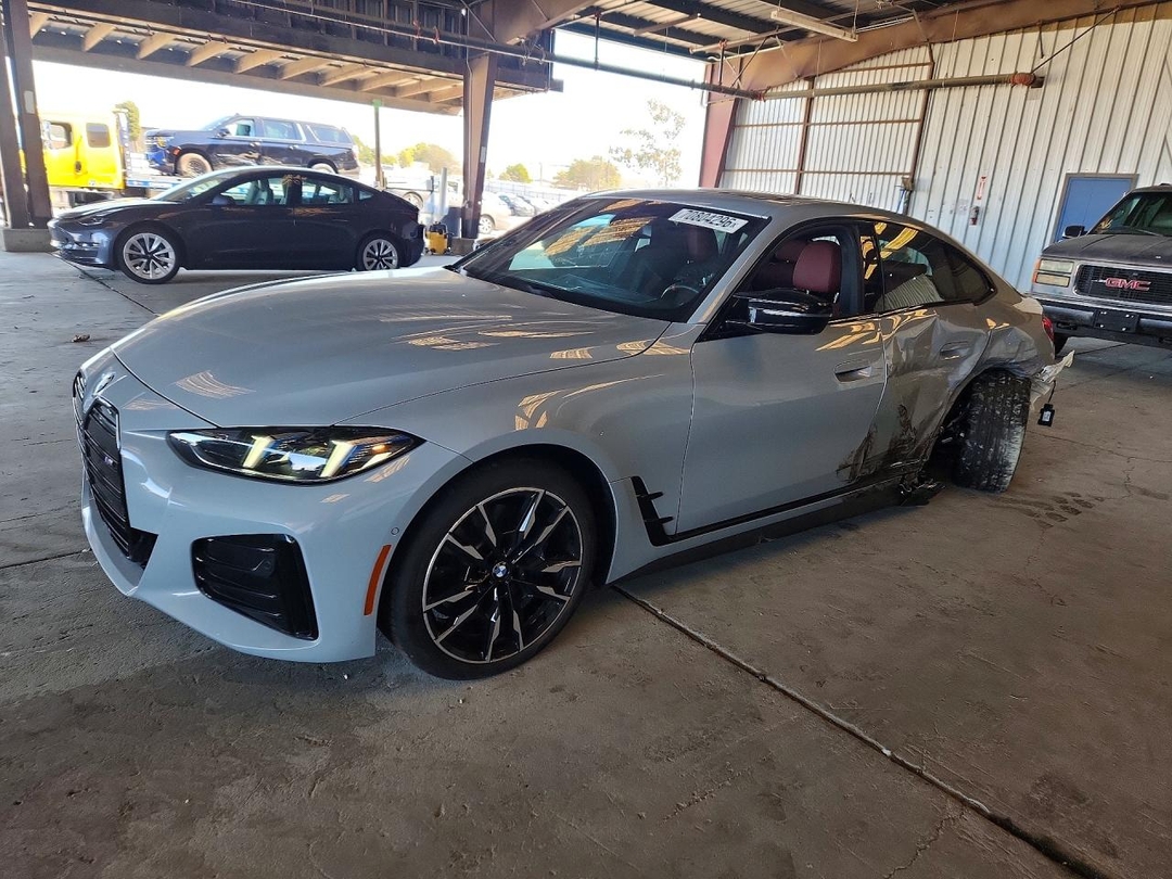 Vue de 2025 BMW I4 M50, angle 1