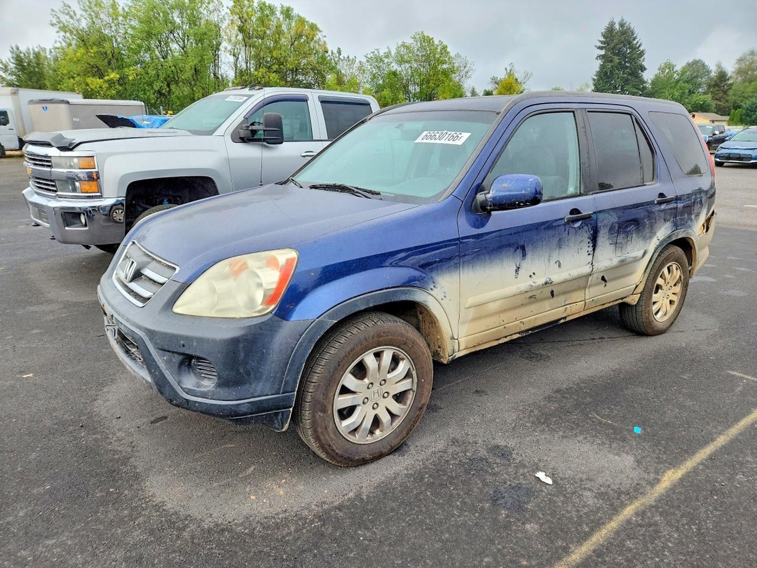 Vista de 2005 HONDA CR-V EX, ángulo 1