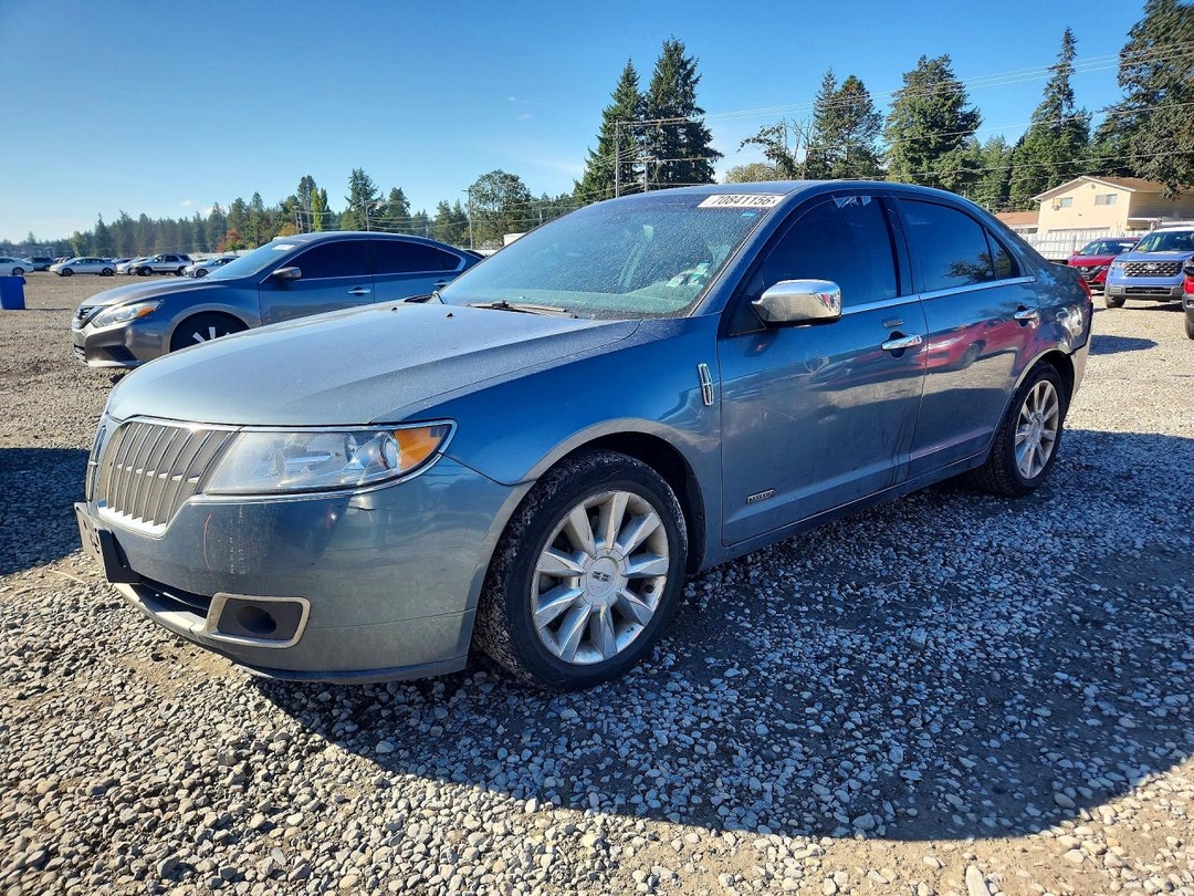 Vista de 2012 LINCOLN MKZ HYBRID, ángulo 1