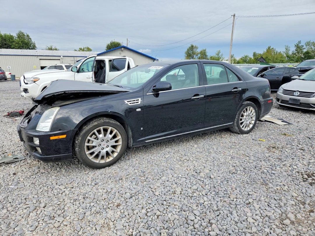 Vista de 2009 CADILLAC STS, ángulo 1