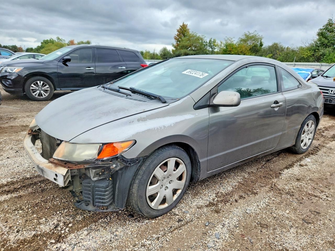 Vue de 2008 HONDA CIVIC LX, angle 1