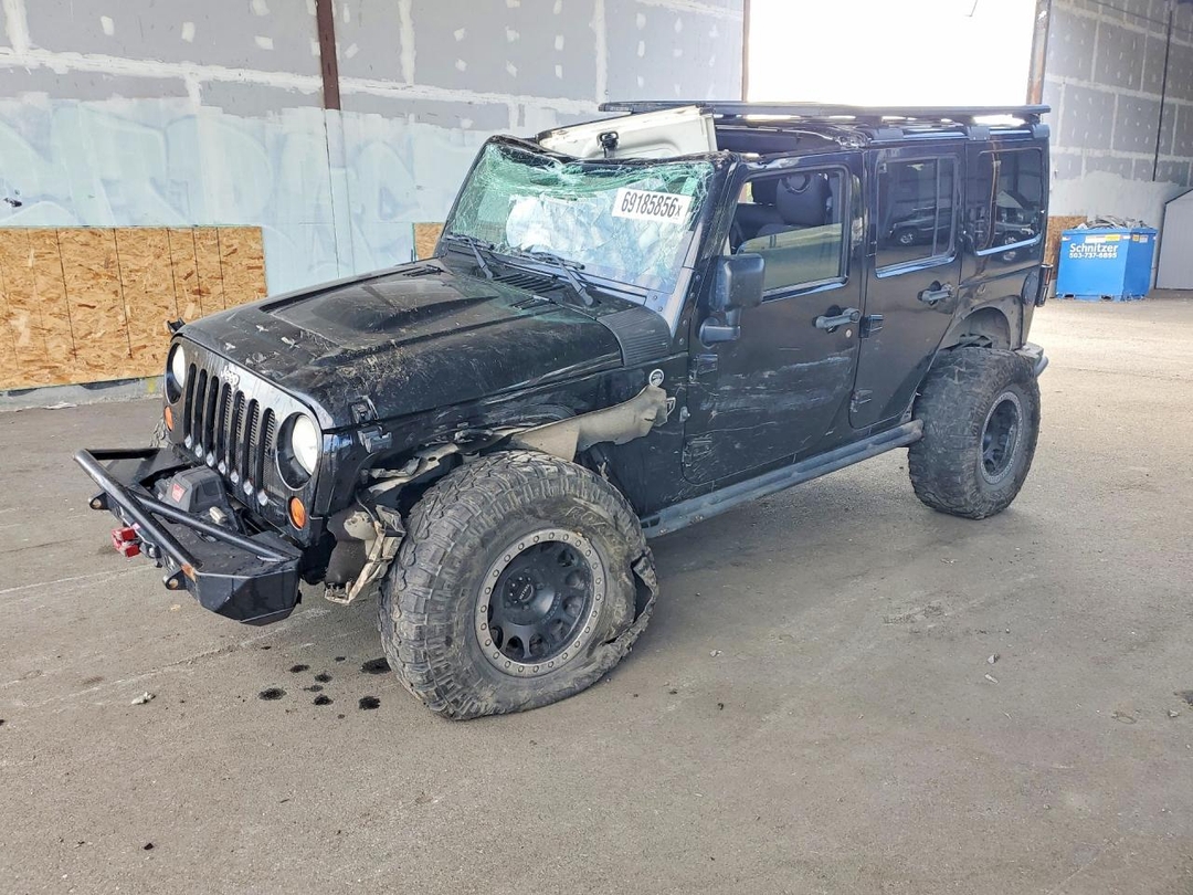 Vue de 2012 JEEP WRANGLER UNLIMITED RUBICON, angle 1