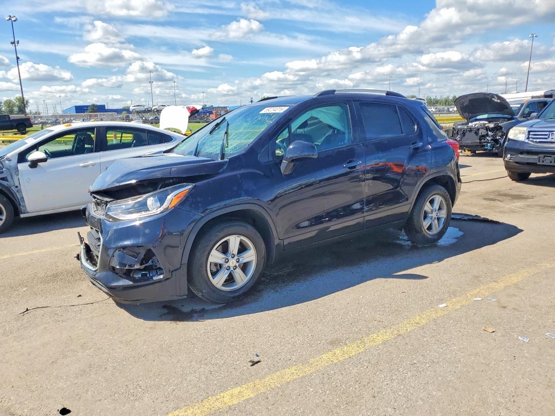 Vue de 2022 CHEVROLET TRAX 1LT, angle 1