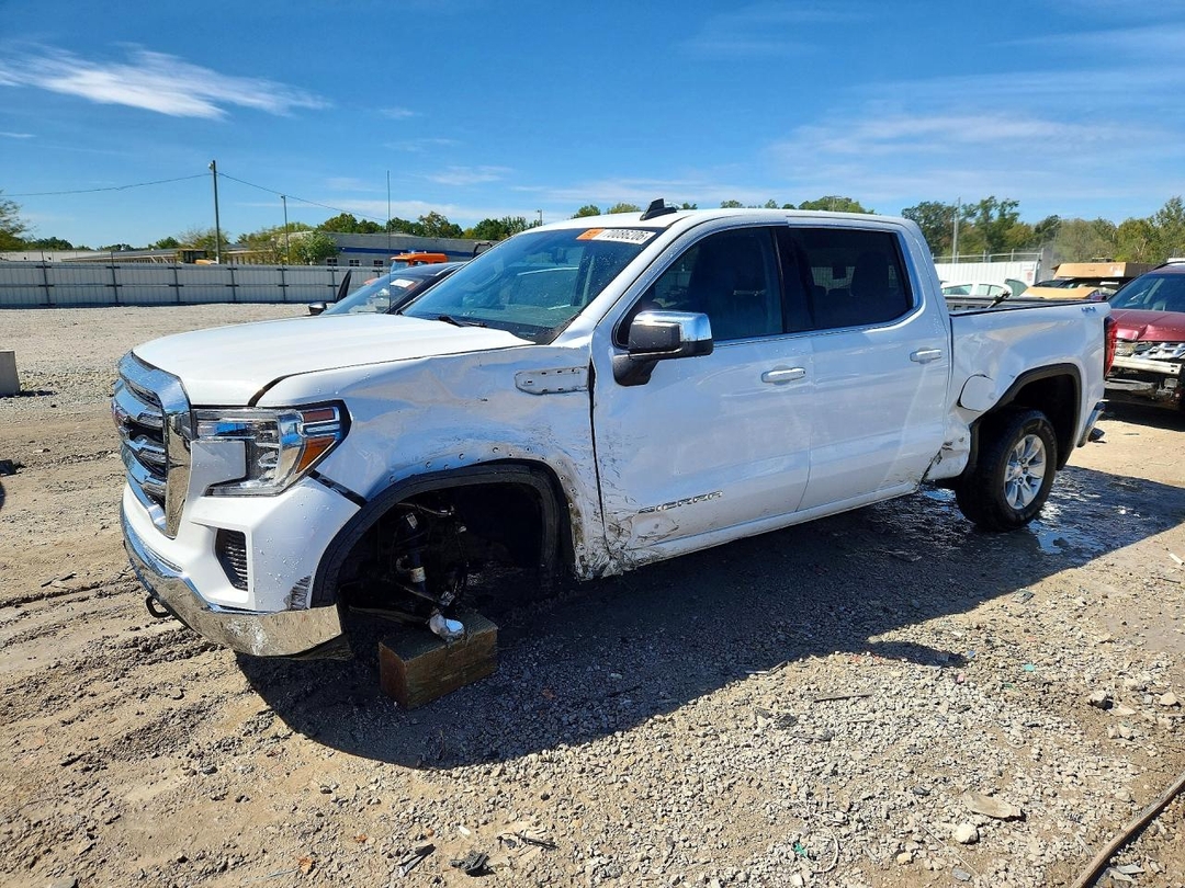 Vista de 2021 GMC SIERRA K1500 SLE, ángulo 1