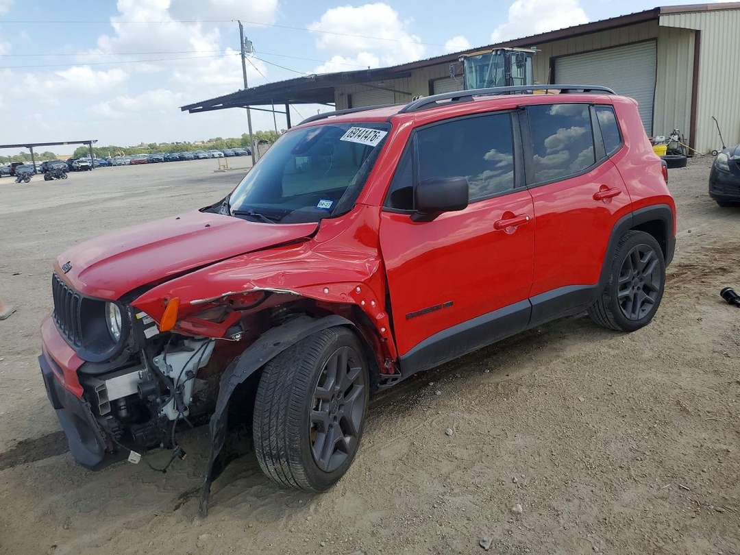 Vue de 2021 JEEP RENEGADE LATITUDE, angle 1