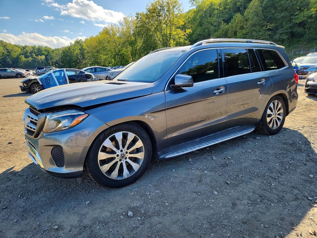 Vue de 2018 MERCEDES-BENZ GLS 450 4MATIC, angle 1