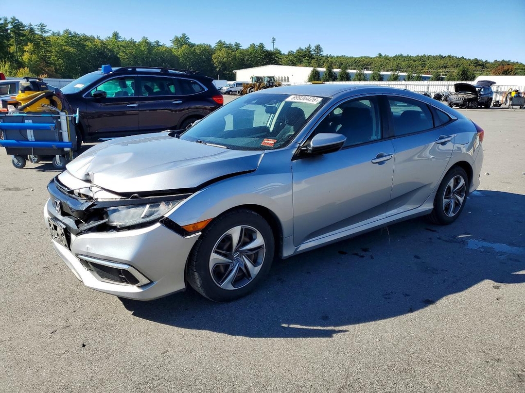 Vue de 2019 HONDA CIVIC LX, angle 1
