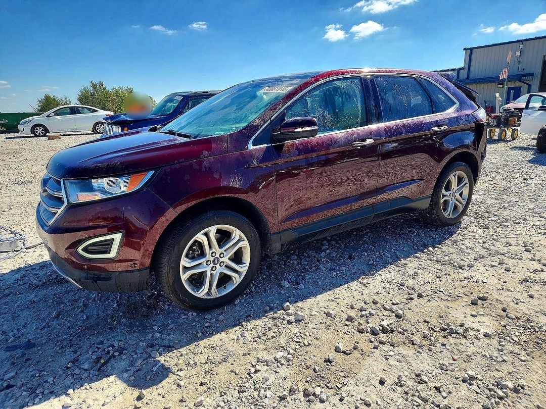 Vedere 2017 FORD EDGE TITANIUM, unghi 1