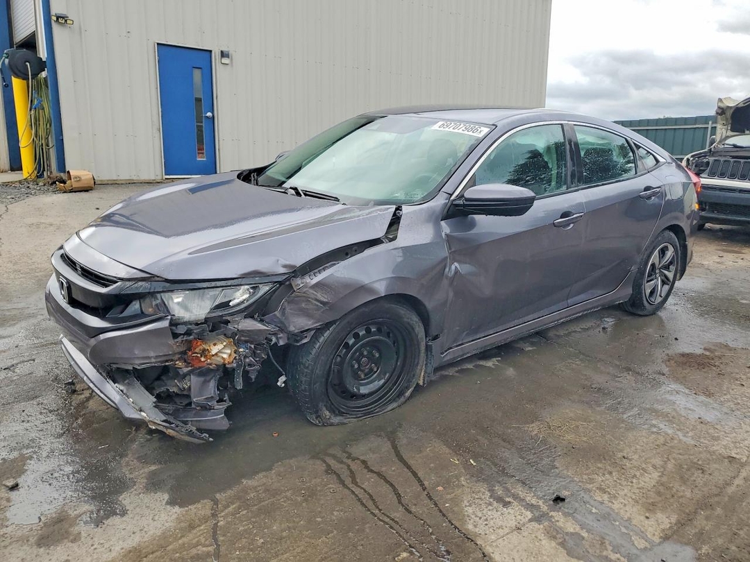Вид 2020 HONDA CIVIC LX, угол 1