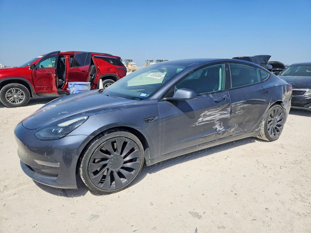 Vedere 2021 TESLA MODEL 3, unghi 1