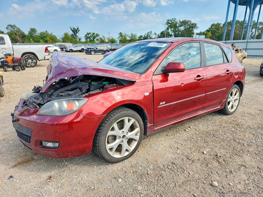 Vue de 2008 MAZDA 3 HATCHBACK, angle 1