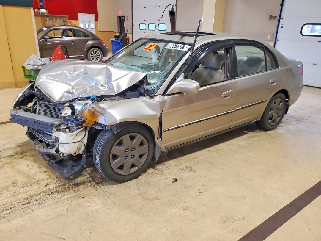 Vista de 2001 HONDA CIVIC EX, ángulo 1
