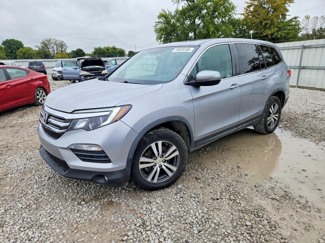 Vista de 2018 HONDA PILOT EXL, ángulo 1