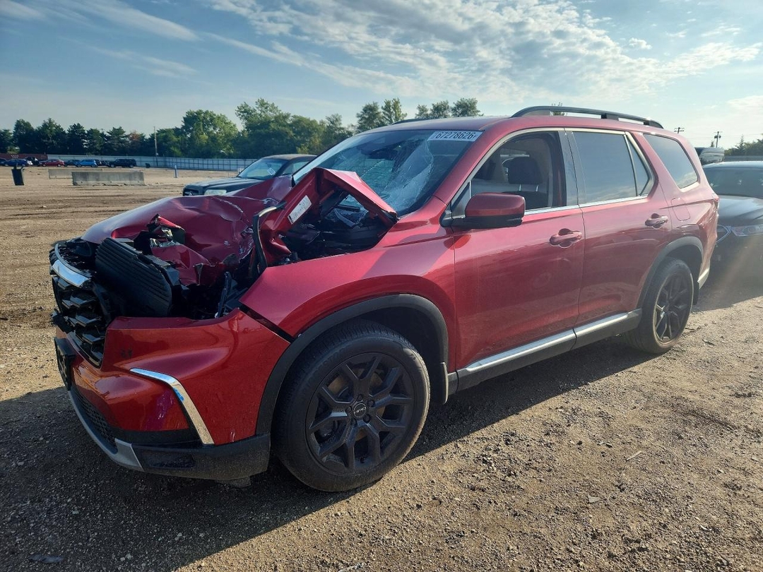 منظر 2025 HONDA PILOT TOURING، زاوية 1
