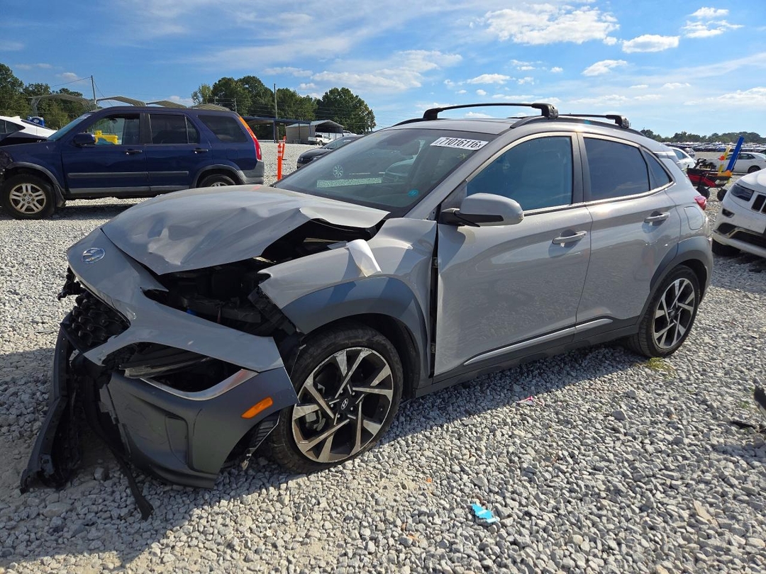 Вид 2022 HYUNDAI KONA LIMITED, угол 1