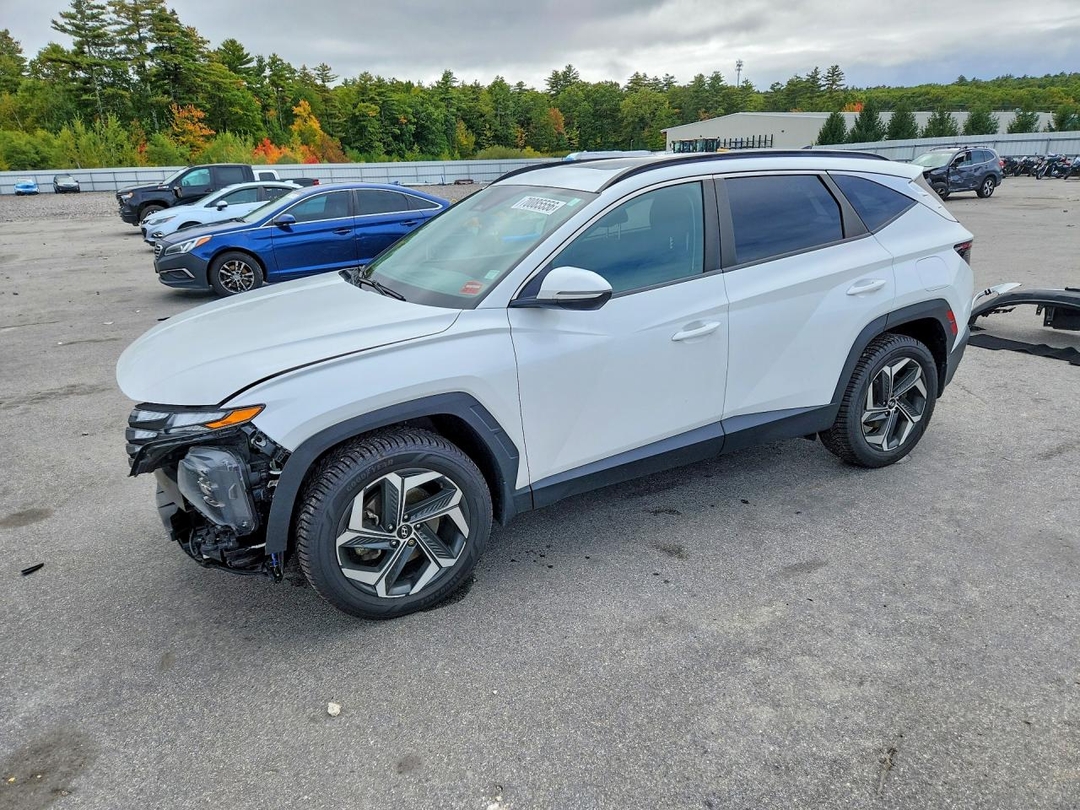 Вид 2022 HYUNDAI TUCSON SEL, угол 1
