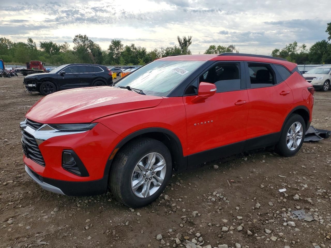 Vue de 2022 CHEVROLET BLAZER 2LT, angle 1