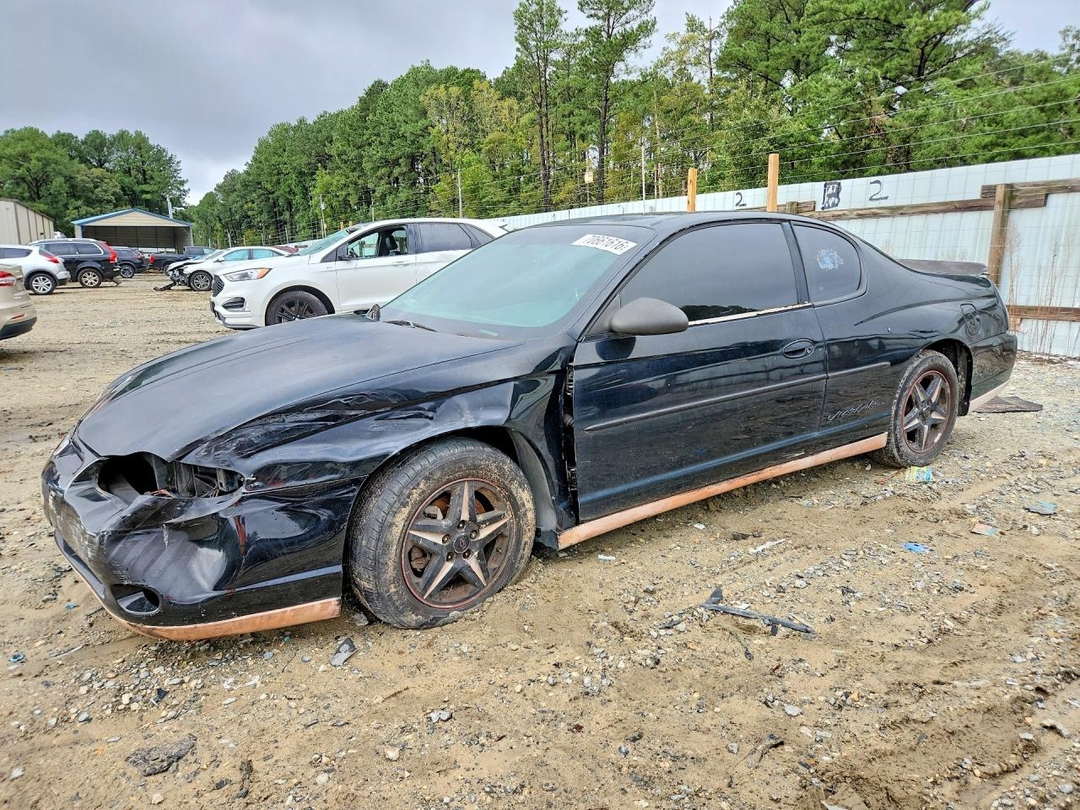 Вид 2001 CHEVROLET MONTE CARLO SS, угол 1