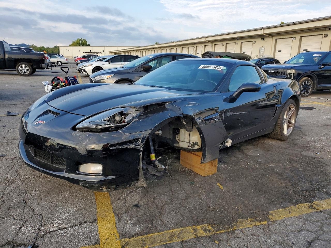 Vue de 2007 CHEVROLET CORVETTE Z06, angle 1