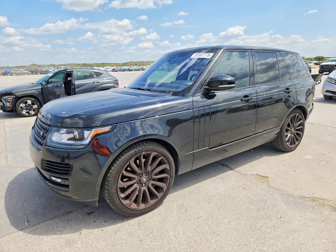 منظر 2017 LAND ROVER RANGE ROVER SUPERCHARGED، زاوية 1