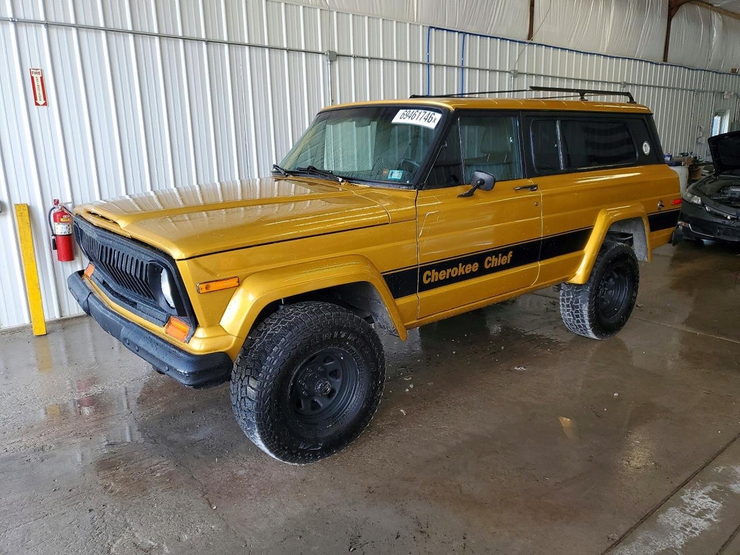 Vue de 1978 JEEP CHEROKEE, angle 1