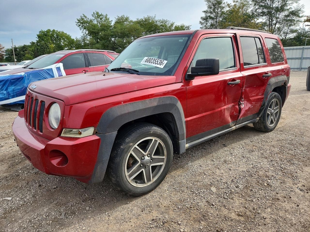 منظر 2008 JEEP PATRIOT SPORT، زاوية 1