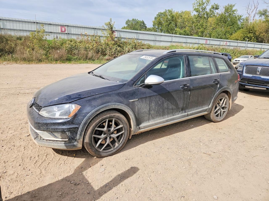 Вид 2017 VOLKSWAGEN GOLF ALLTRACK S, угол 1