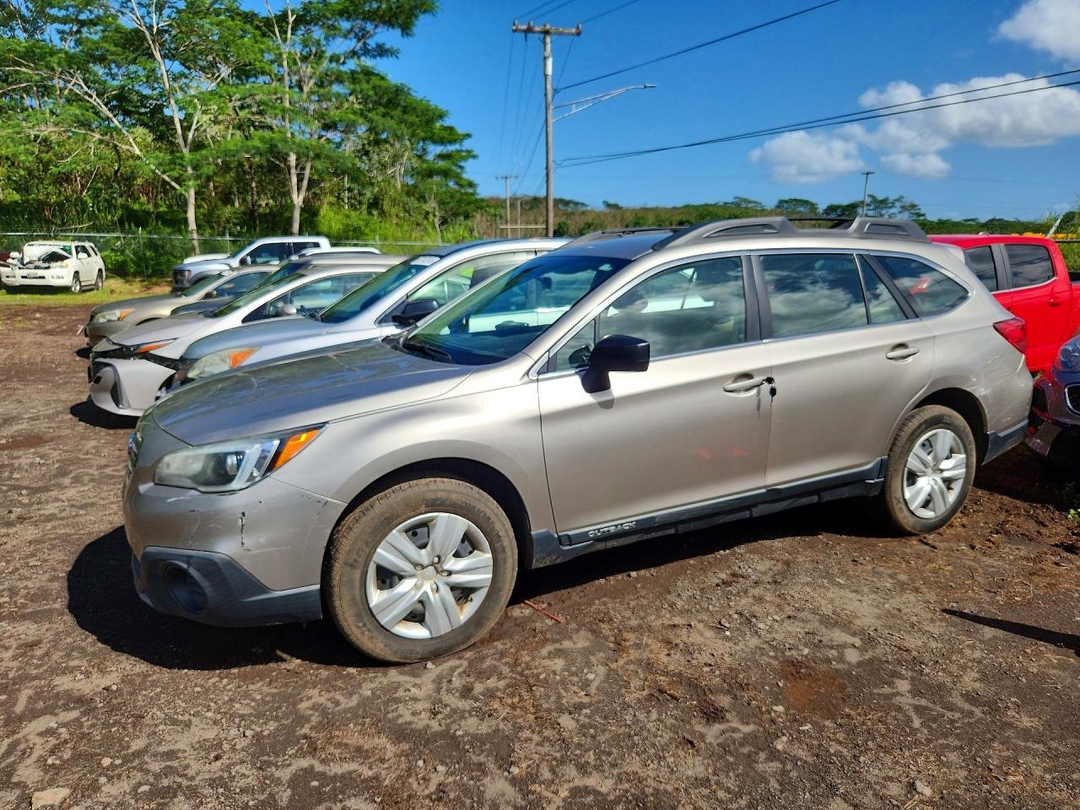 Вид 2016 SUBARU OUTBACK 2.5I, угол 1