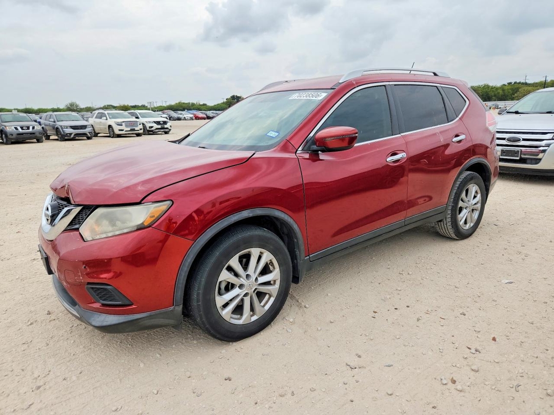 Вид 2016 NISSAN ROGUE SV, угол 1