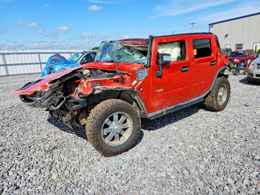 Vue de 2008 HUMMER H2 SUT, angle 1