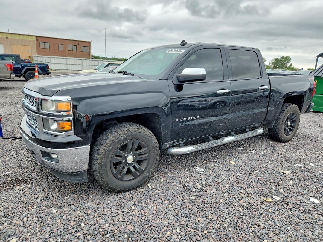 Vista de 2014 CHEVROLET SILVERADO K1500 LT, ángulo 1