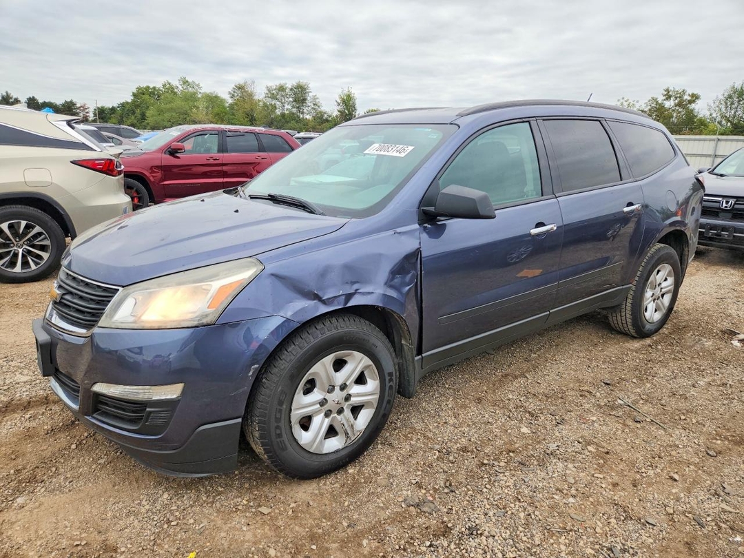Vista de 2013 CHEVROLET TRAVERSE LS, ángulo 1