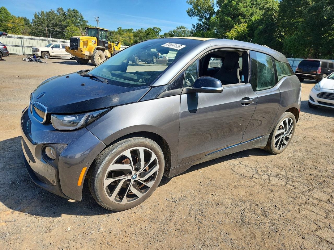 Vista de 2017 BMW I3 REX, ángulo 1