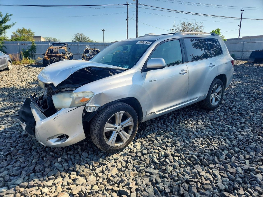 Vue de 2010 TOYOTA HIGHLANDER SPORT, angle 1