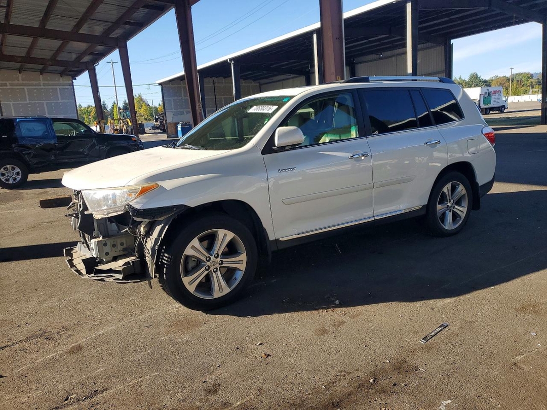 Vista de 2011 TOYOTA HIGHLANDER LIMITED, ángulo 1