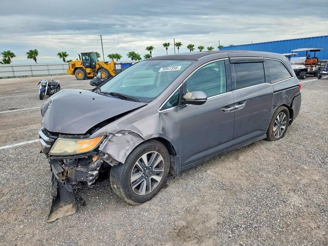 منظر 2014 HONDA ODYSSEY TOURING، زاوية 1