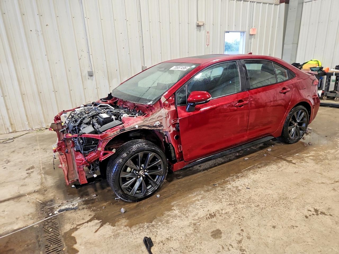 Vue de 2025 TOYOTA COROLLA XSE, angle 1
