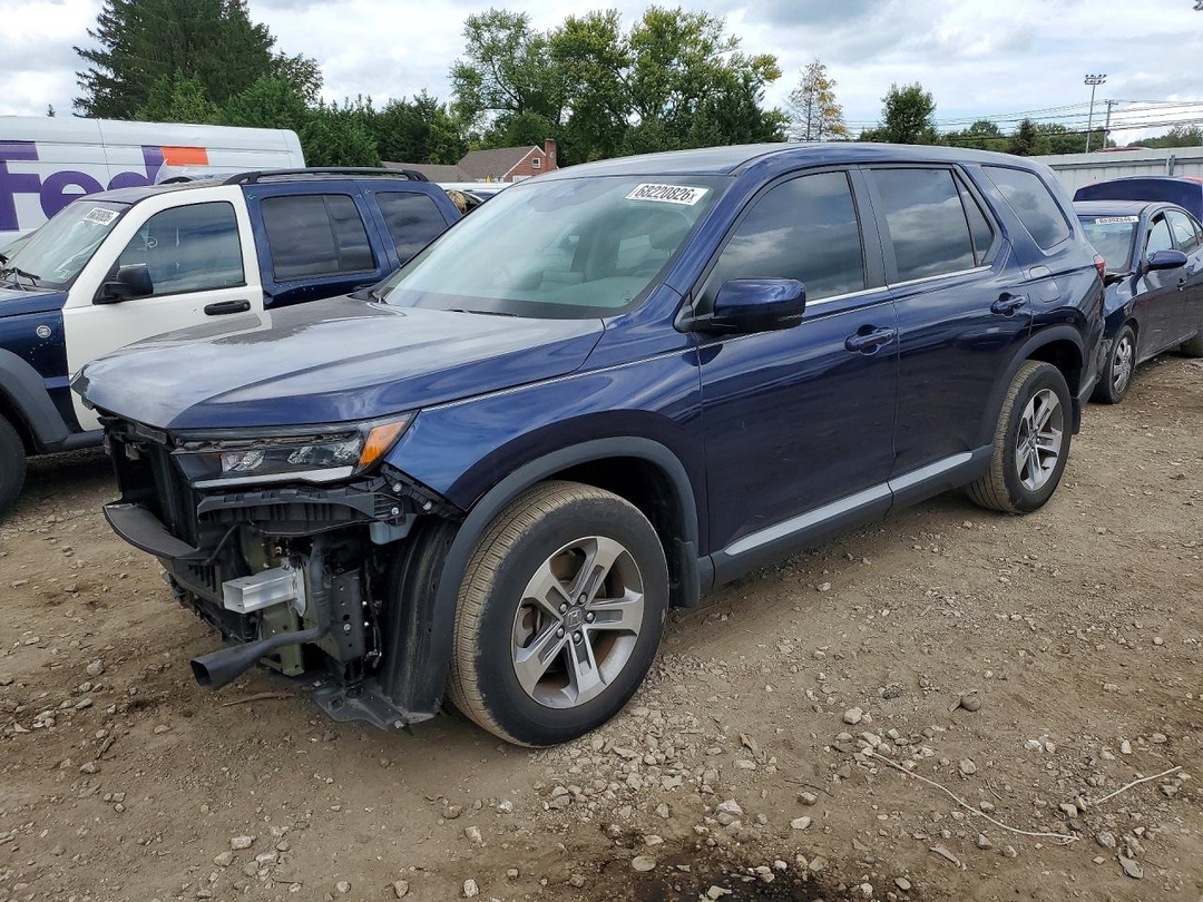 Вид 2023 HONDA PILOT EXL, угол 1