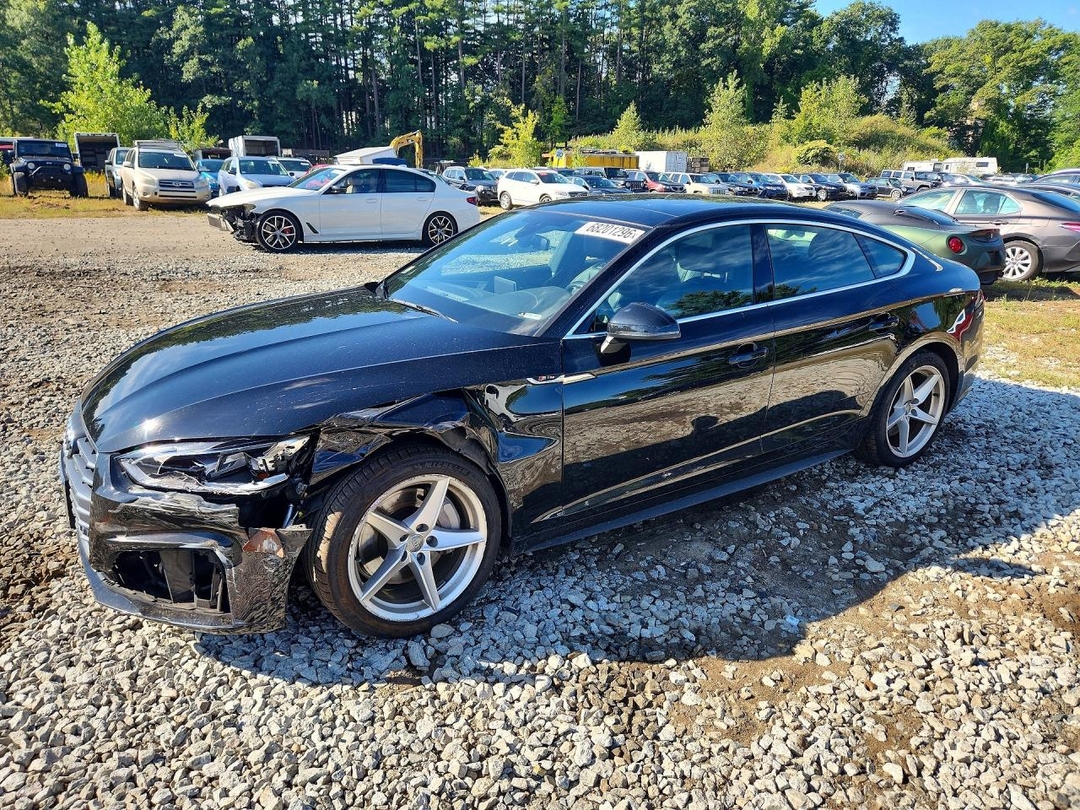 Vue de 2018 AUDI A5 PREMIUM PLUS S-LINE, angle 1